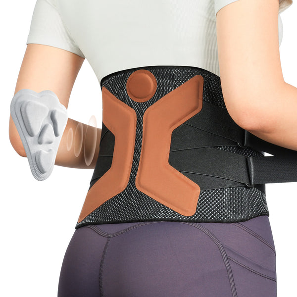 Back Brace for Lower Back Pain with 3D Lumbar Pad